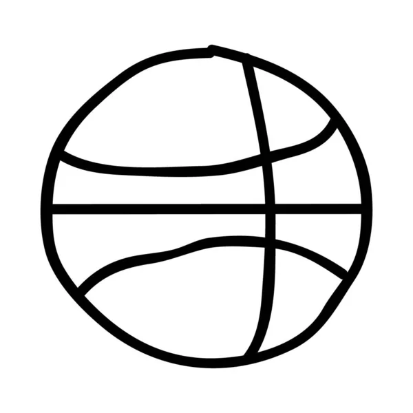 Ball Icon Vector Illustration Sport — Stock Vector