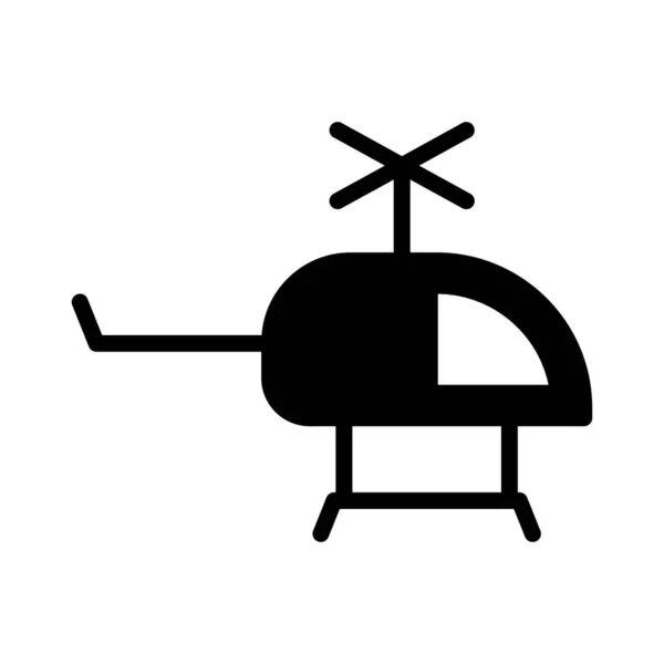 Helikopter Web Icon Vectorillustratie — Stockvector