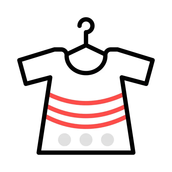 Vestido Icono Web Vector Ilustración — Vector de stock