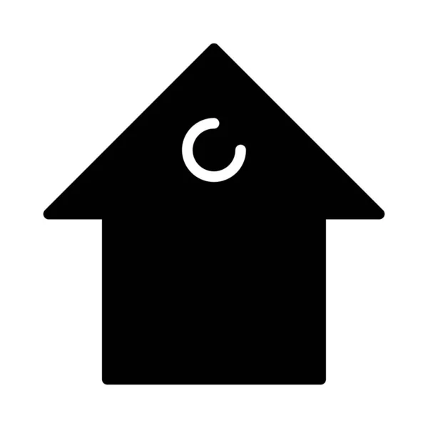 Huis Web Icon Vectorillustratie — Stockvector