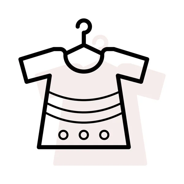 Vestido Icono Web Vector Ilustración — Vector de stock