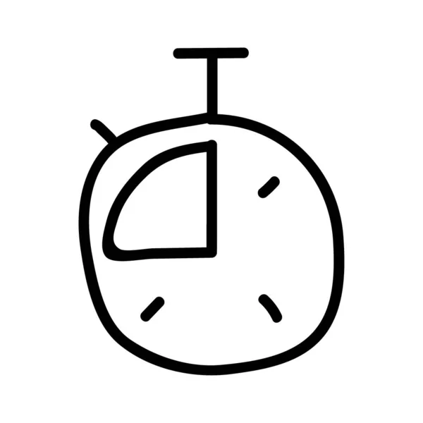 Kronométer Ikon Vektor Illusztráció — Stock Vector