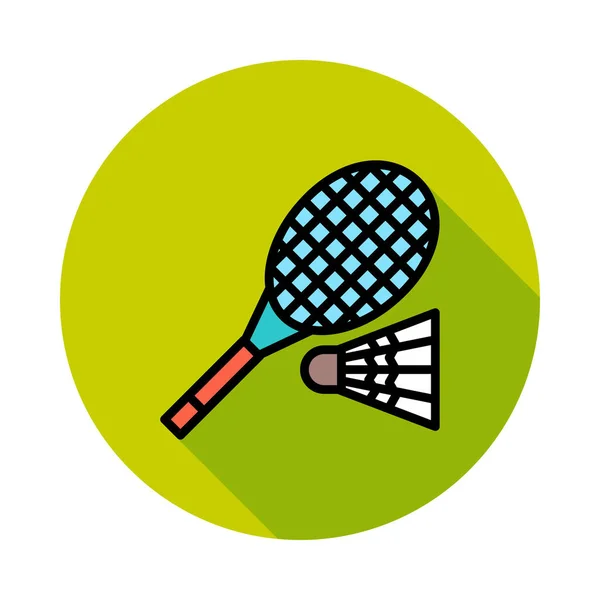 Raqueta Tenis Vector Ilustración — Archivo Imágenes Vectoriales