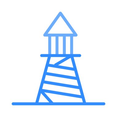 kule ağ simgesi, vektör illüstrasyonu 