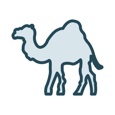 deve web simgesi, vektör çizim 