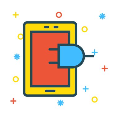 Web simge vektör çizim takın 