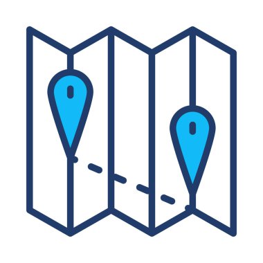 işaretleyici simgesi vektör illüstrasyonu 