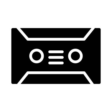 Kaset web simge vektör çizim  