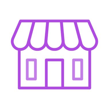 Dükkanı web simge vektör çizim 