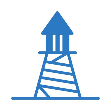 kule ağ simgesi, vektör illüstrasyonu 