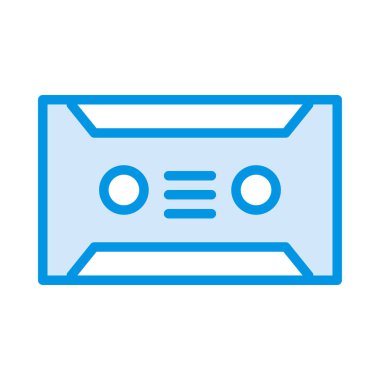 Kaset web simge vektör çizim  