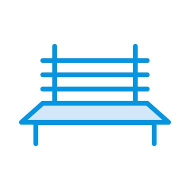 Tezgah web simgesi, vektör çizim