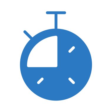 kronometre simgesi, vektör illüstrasyonu 