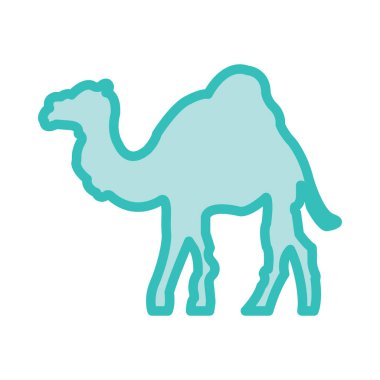 deve web simgesi, vektör çizim 