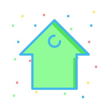 ev web simge vektör çizim 