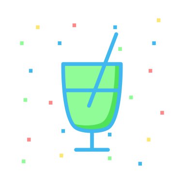 cam ağ simgesi, vektör illüstrasyonu 