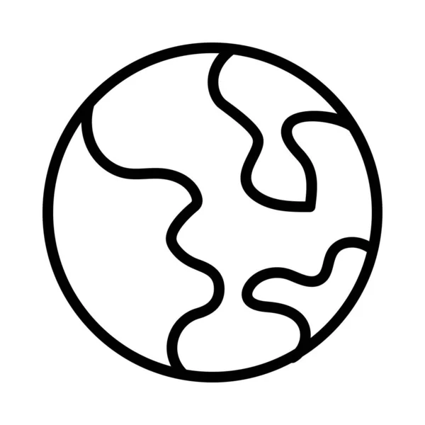 Welt Globus Symbol Symbol Vektorillustration — Stockvektor