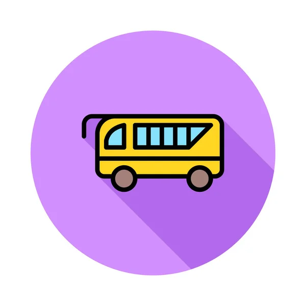 Автобус Изолирован Белом Фоне — стоковый вектор