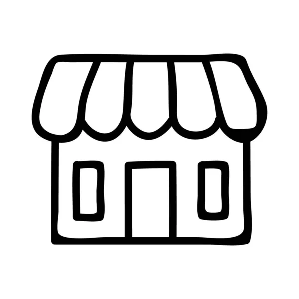 Boutique Icône Web Illustration Vectorielle — Image vectorielle