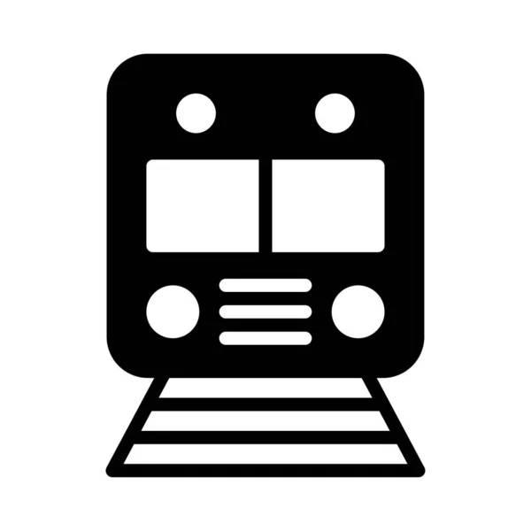 Tren Icono Vector Ilustración — Vector de stock