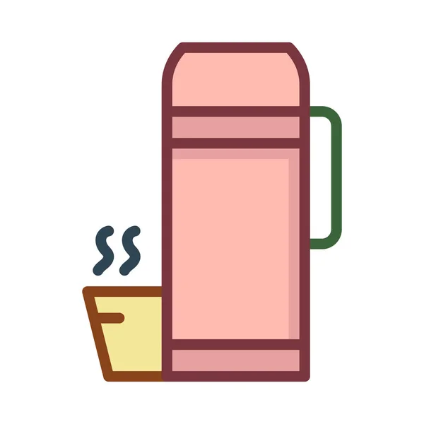 Tea Web Icon Vector Illustration — Stock Vector