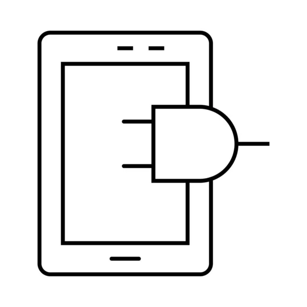 Plug Web Icône Vectoriel Illustration — Image vectorielle