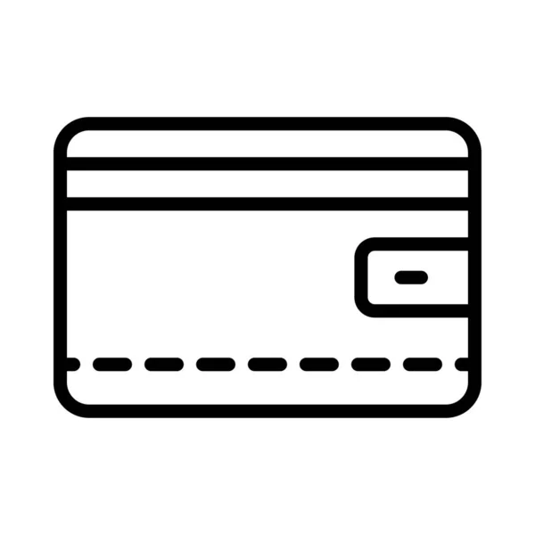 財布のウェブアイコンベクトルイラスト — ストックベクタ