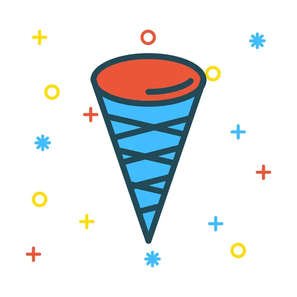 Ice Cream Icon Vector Illustration — Stock Vector