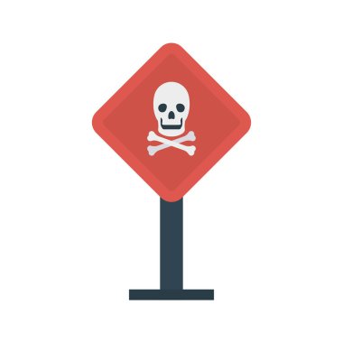 Halloween Tema düz vektör simgesi
