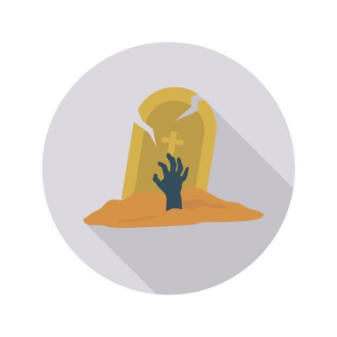 Halloween Tema düz vektör simgesi