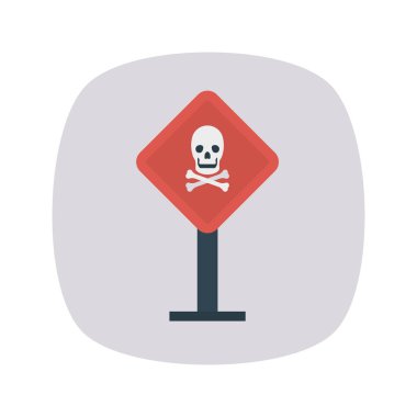 Halloween Tema düz vektör simgesi