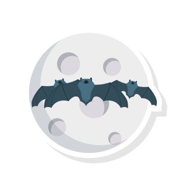 Halloween Tema düz vektör simgesi