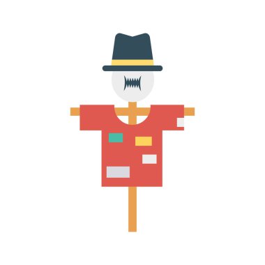 Halloween Tema düz vektör simgesi