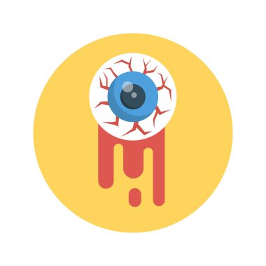 Halloween Tema düz vektör simgesi