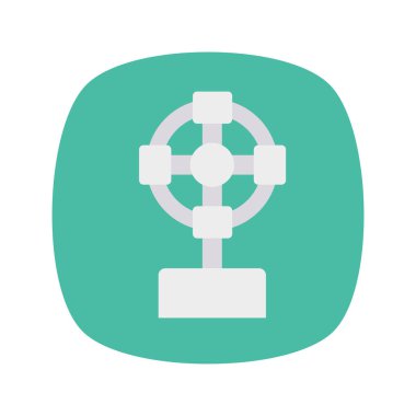 Halloween Tema düz vektör simgesi