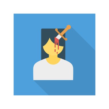 Halloween Tema düz vektör simgesi