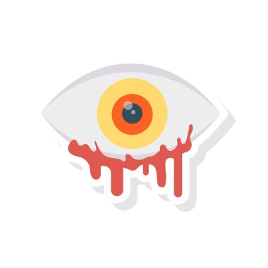 Halloween Tema düz vektör simgesi