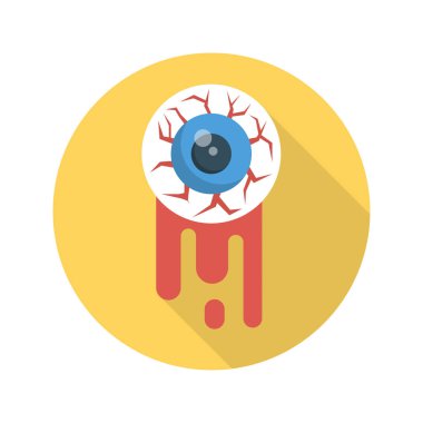 Halloween Tema düz vektör simgesi