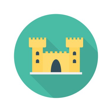 Cadılar Bayramı renkli tema düz vektör simgesi