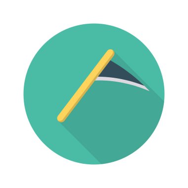 Cadılar Bayramı renkli tema düz vektör simgesi