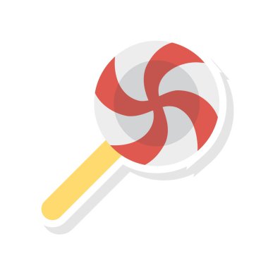 Cadılar Bayramı renkli tema düz vektör simgesi