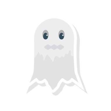 Cadılar Bayramı renkli tema düz vektör simgesi