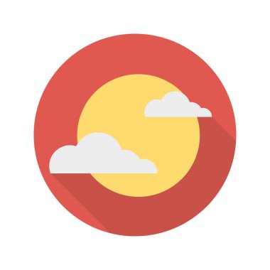 Cadılar Bayramı renkli tema düz vektör simgesi