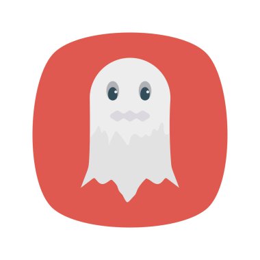 Cadılar Bayramı renkli tema düz vektör simgesi