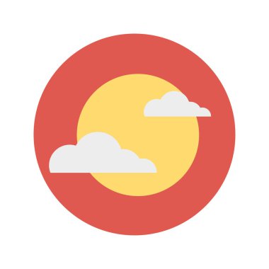 Cadılar Bayramı renkli tema düz vektör simgesi