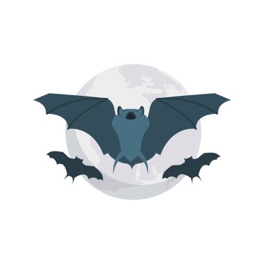 Cadılar Bayramı renkli tema düz vektör simgesi