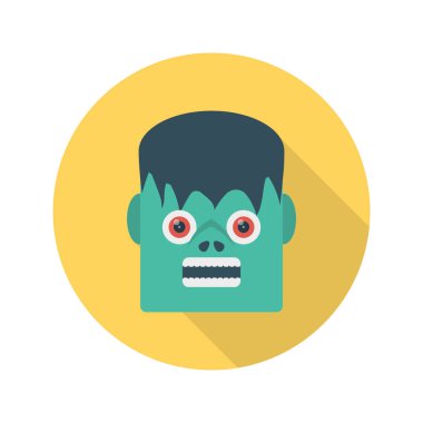 Cadılar Bayramı renkli vektör renk web simgesi