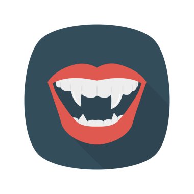 Cadılar Bayramı renkli tema düz vektör simgesi