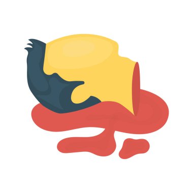 Cadılar Bayramı renkli tema düz vektör simgesi