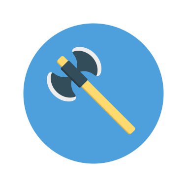 Cadılar Bayramı renkli tema düz vektör simgesi